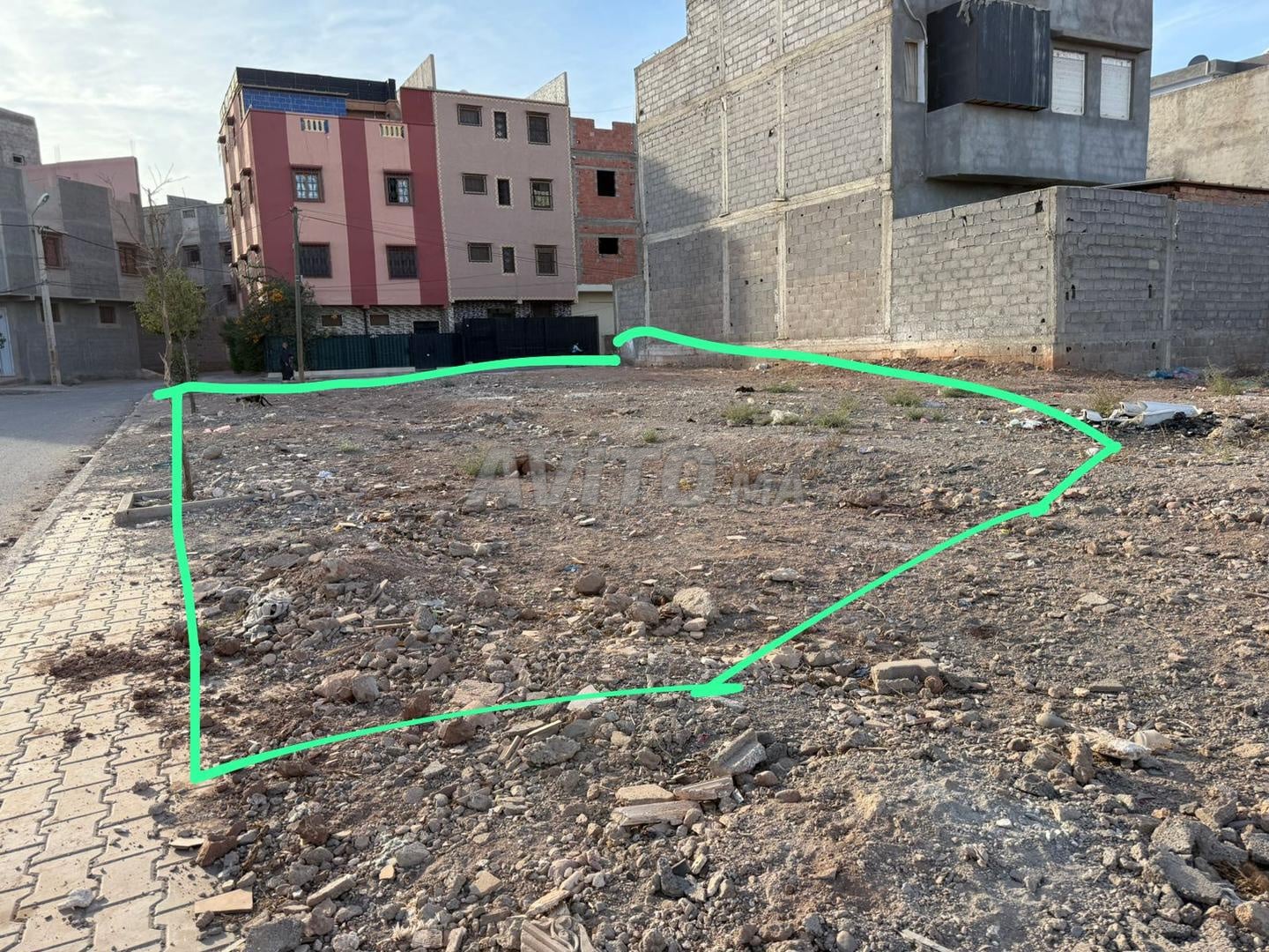 Terrain villa 3 Façades - KM 5 route de l'Ourika